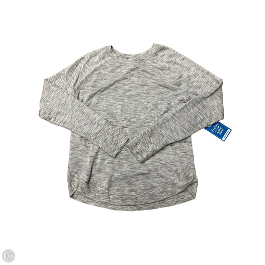 Athletic Top Long Sleeve Crewneck By Athleta In Grey, Size: S