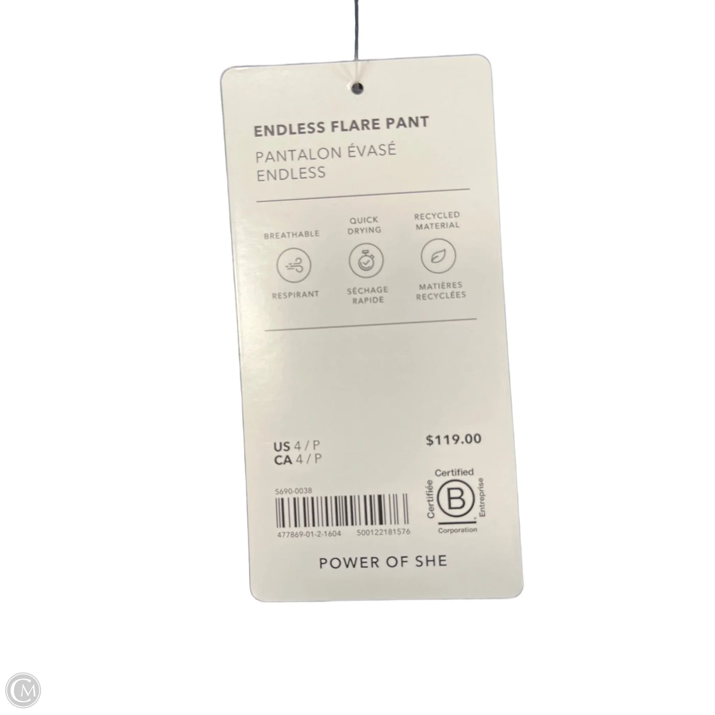 Athletic Pants By Athleta In Navy, Size: 4p