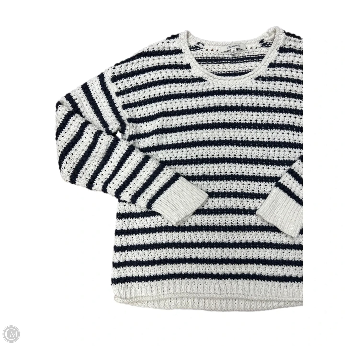Sweater By Madewell In Striped Pattern, Size: Xs