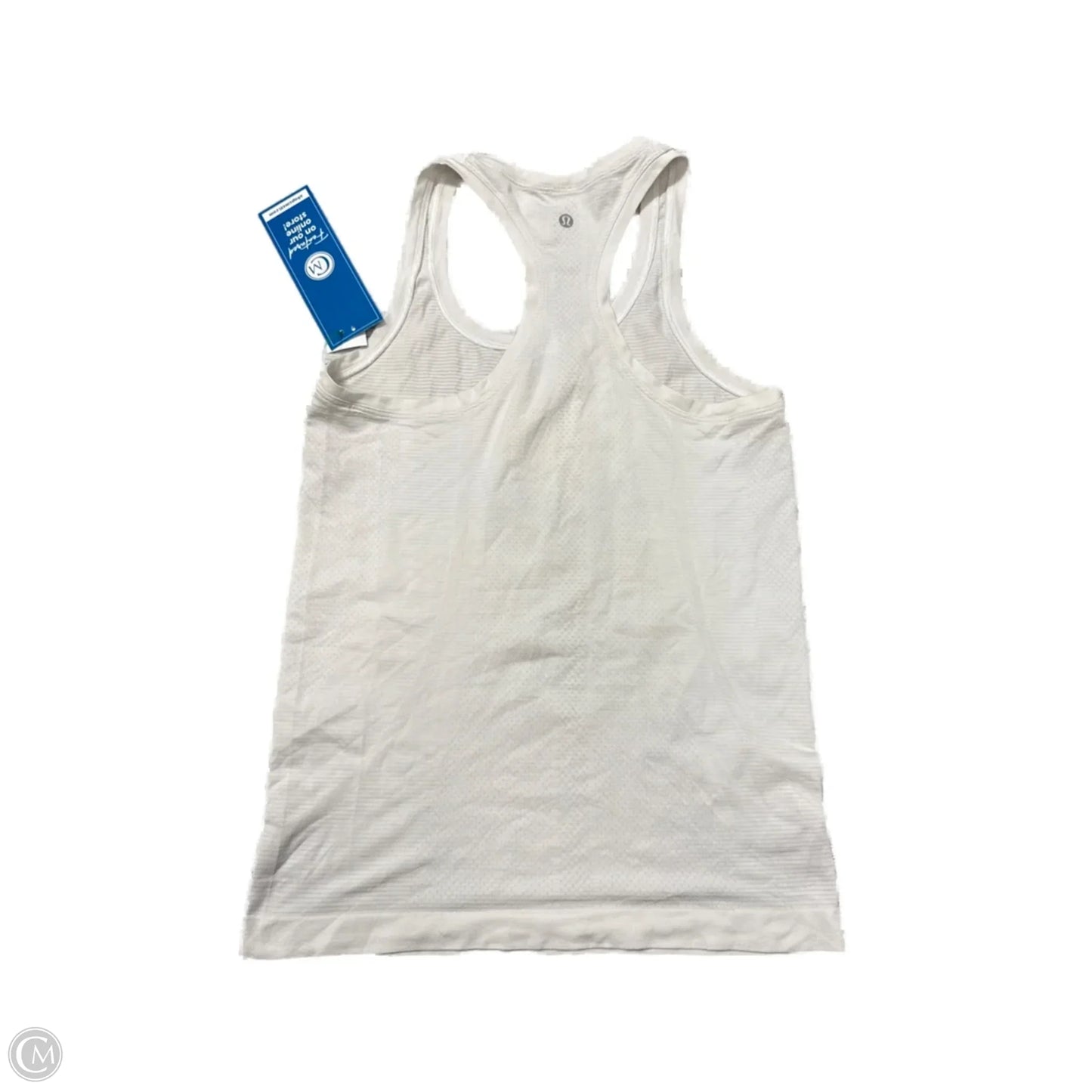 Athletic Tank Top By Lululemon In White, Size: S