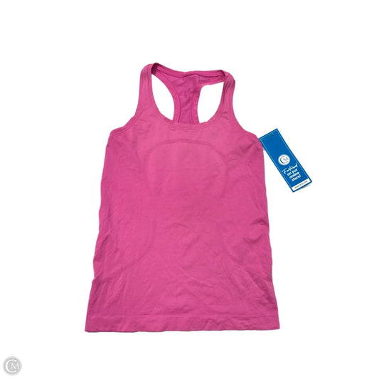 Athletic Tank Top By Lululemon In Pink, Size: S