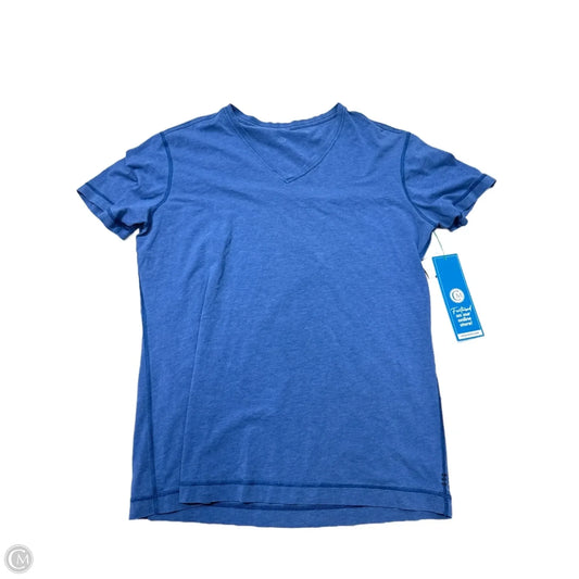 Athletic Top Short Sleeve By Lululemon In Blue, Size: Xs