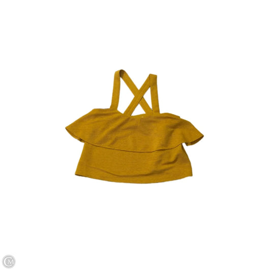Top Sleeveless By Madewell In Yellow, Size: S