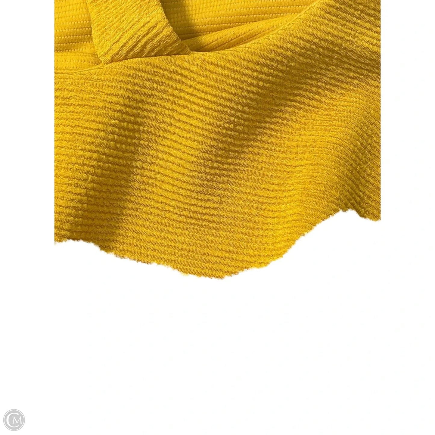 Top Sleeveless By Madewell In Yellow, Size: S