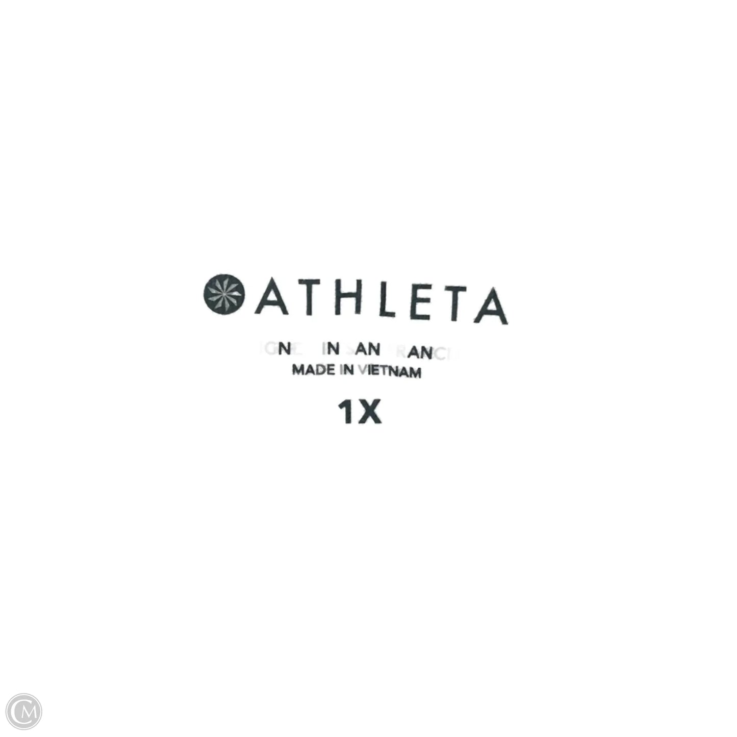 Athletic Top Short Sleeve By Athleta In Tie Dye Print, Size: 1x