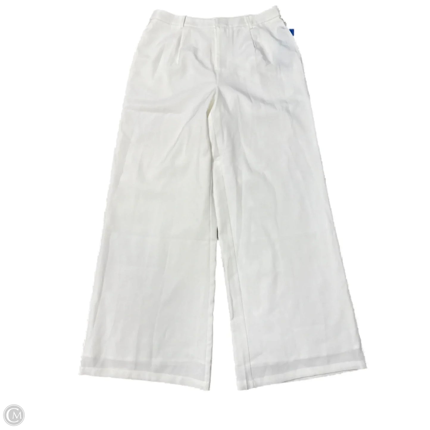 New! Pants Wide Leg By Commense In White, Size: Xl