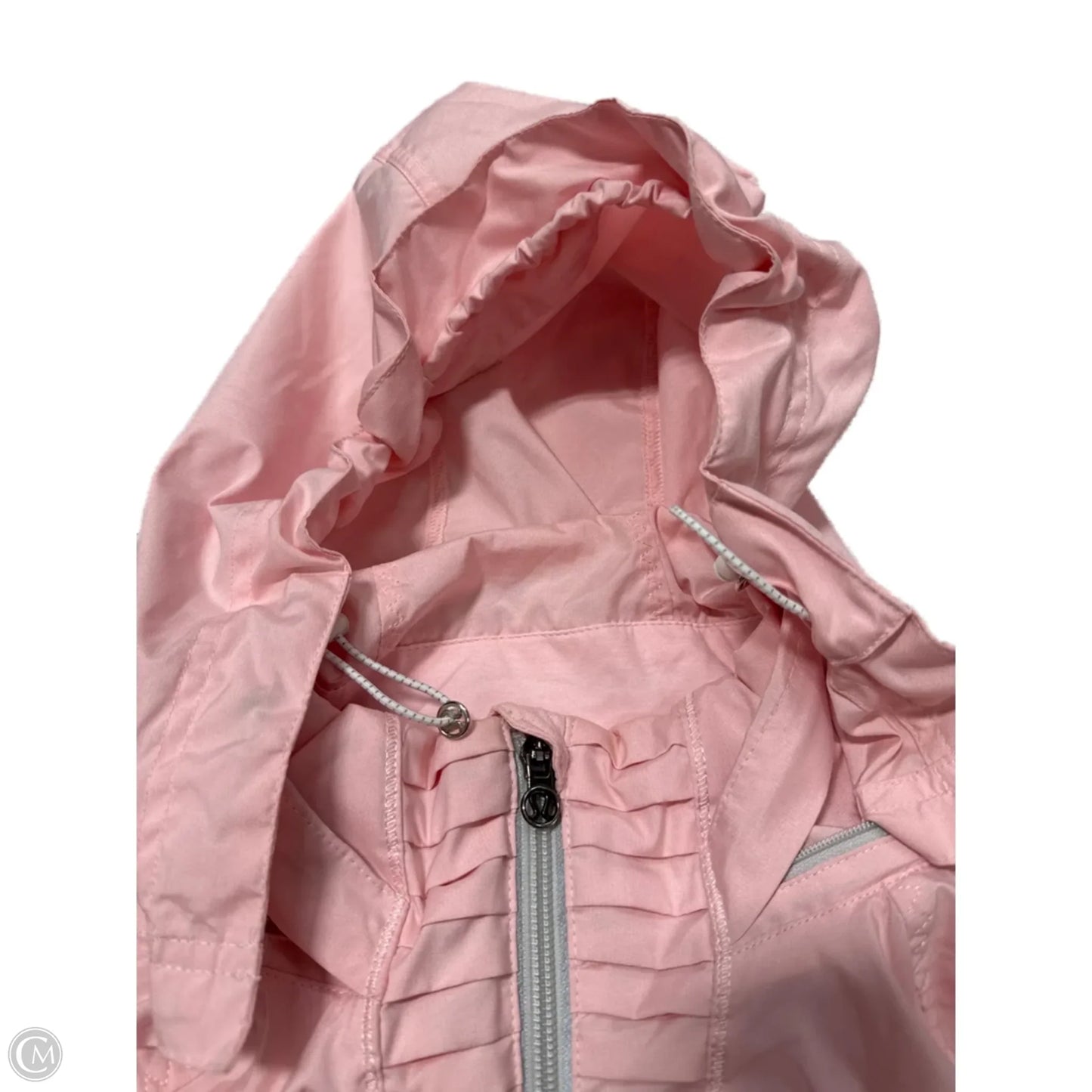Athletic Jacket By Lululemon In Pink, Size: M