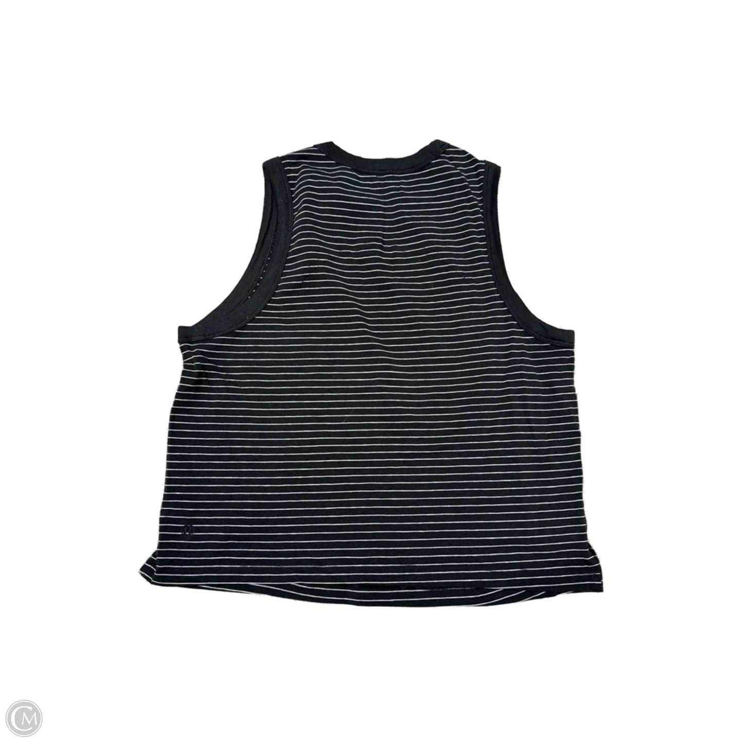 Athletic Tank Top By Lululemon In Striped Pattern, Size: S