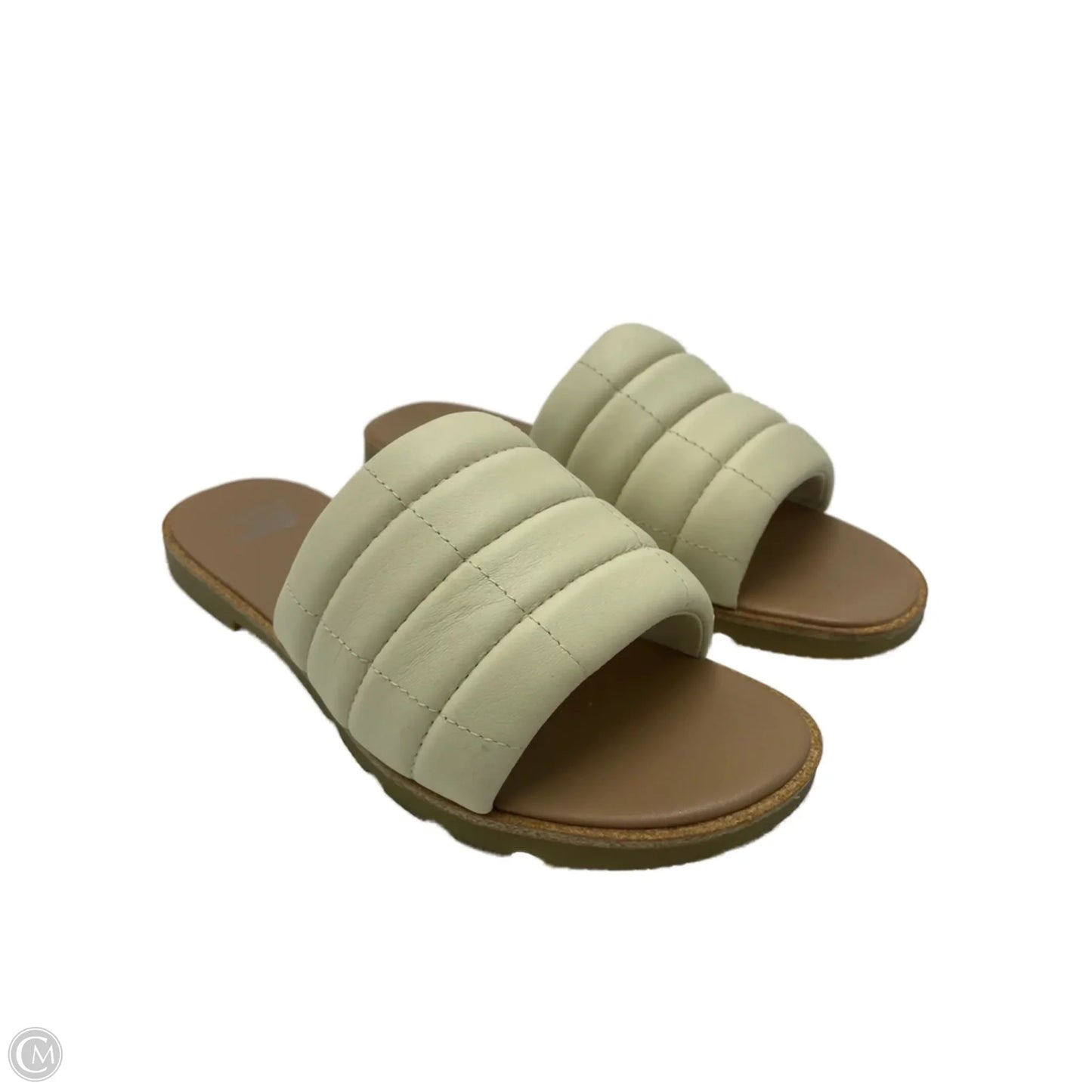 Sandals Designer By Sorel In Cream, Size: 9.5