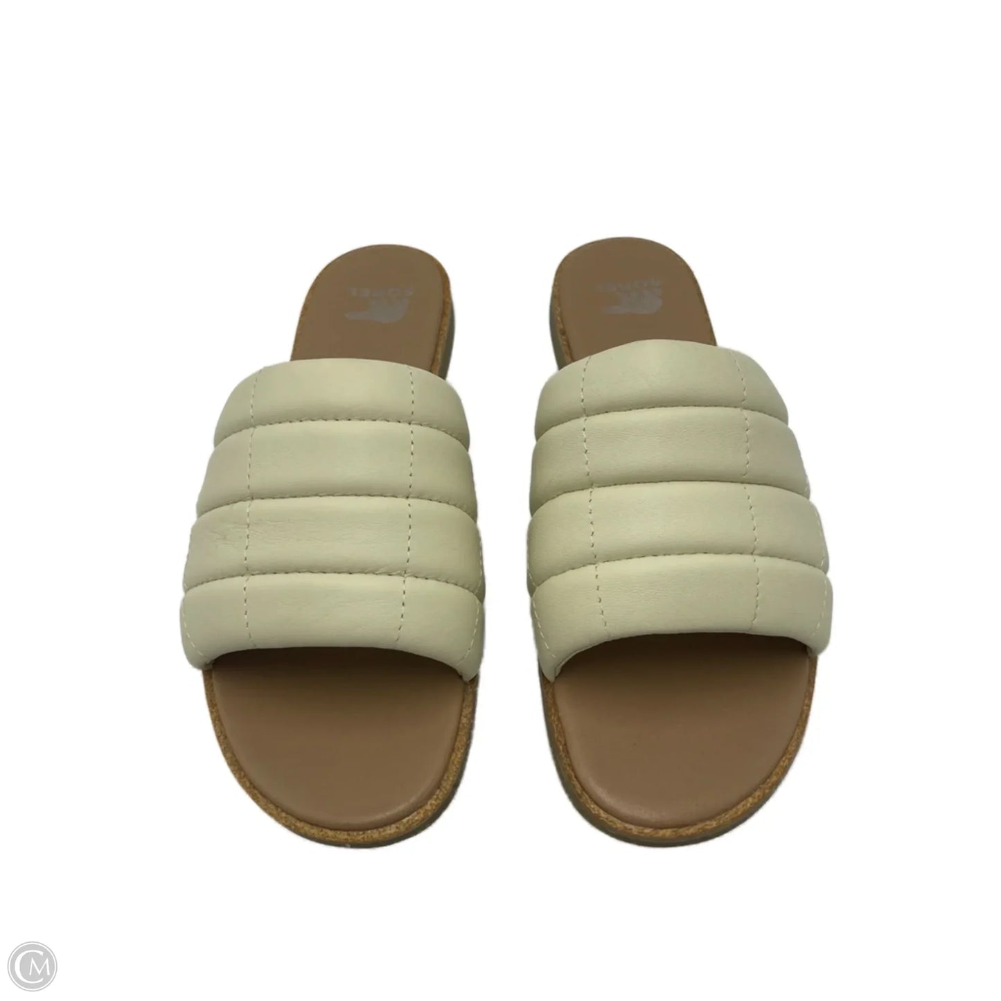 Sandals Designer By Sorel In Cream, Size: 9.5