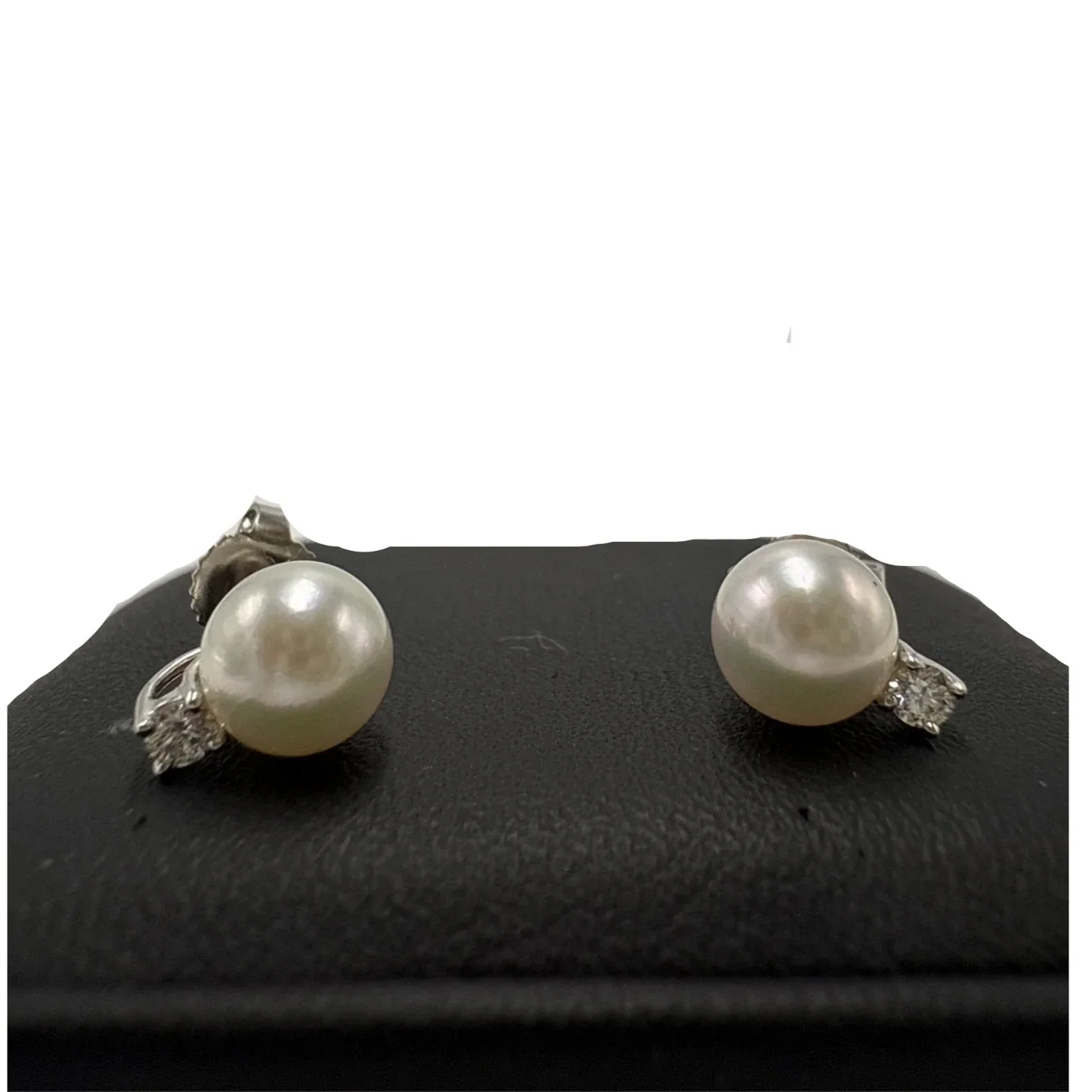 Tiffany & Company Signature Pearl & Diamond Luxury Earrings