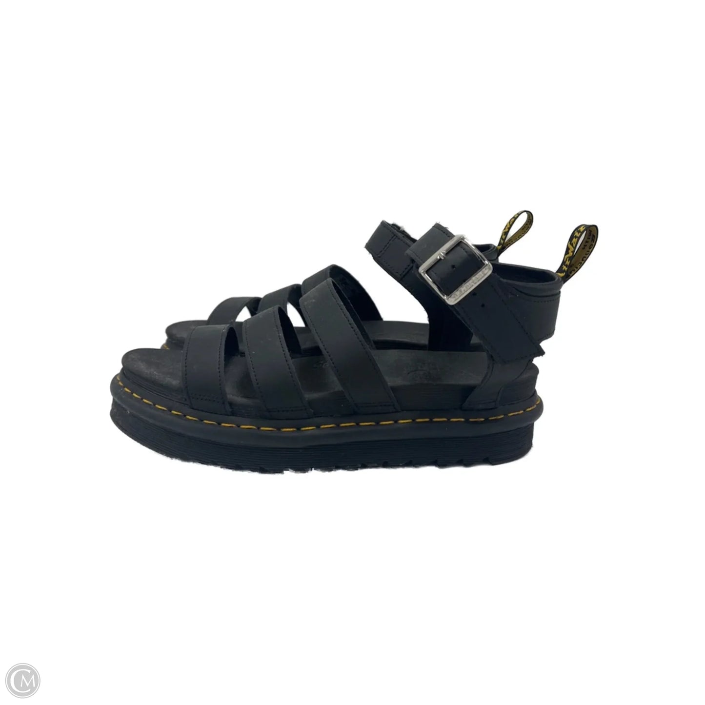 Sandals Designer By Dr Martens In Black, Size: 11