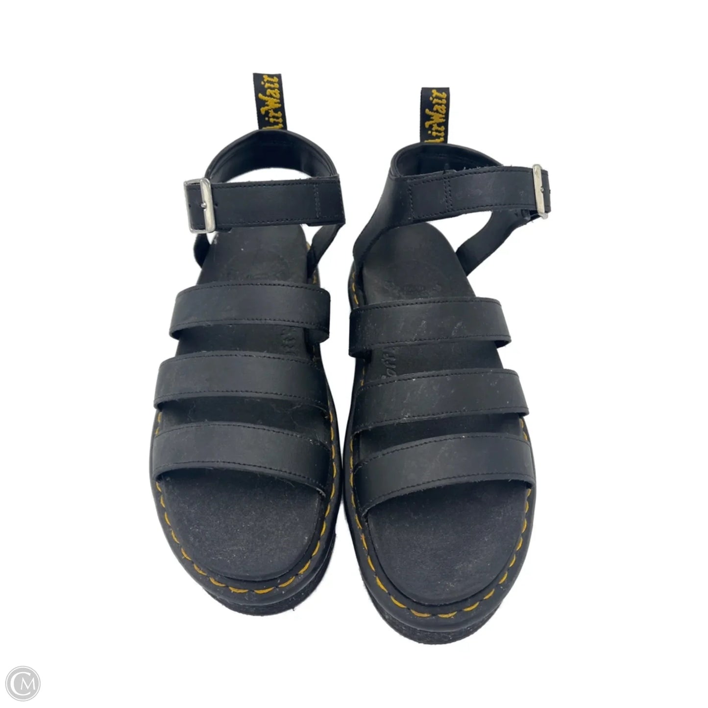 Sandals Designer By Dr Martens In Black, Size: 11