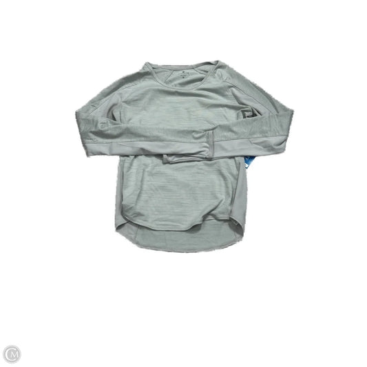 Athletic Top Long Sleeve Crewneck By Athleta In Grey, Size: M