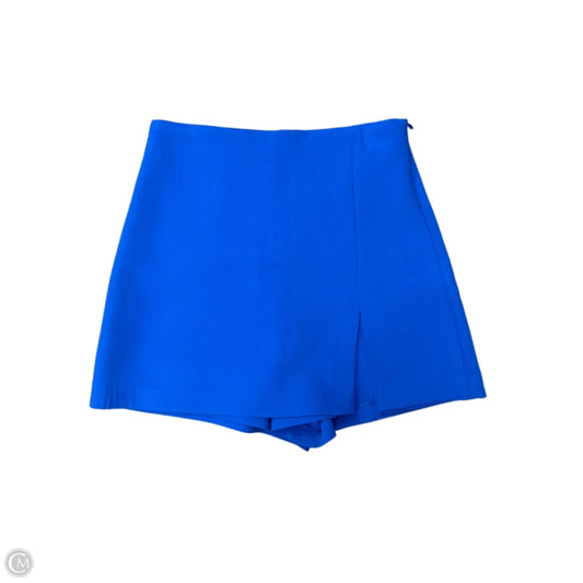 Skirt Mini & Short By Zara In Blue, Size: S