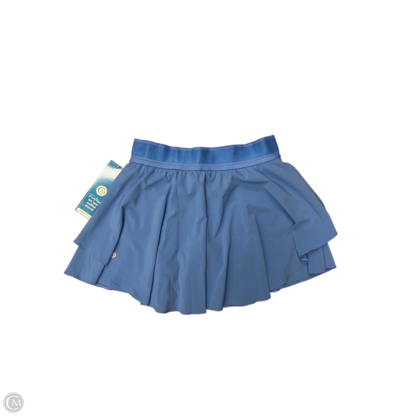 Athletic Skort By Lululemon In Blue, Size: M