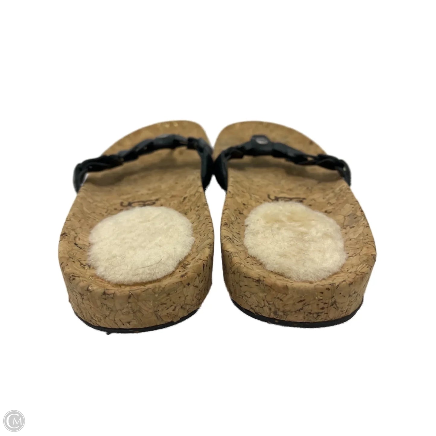 Sandals Designer By Ugg In Black, Size: 10