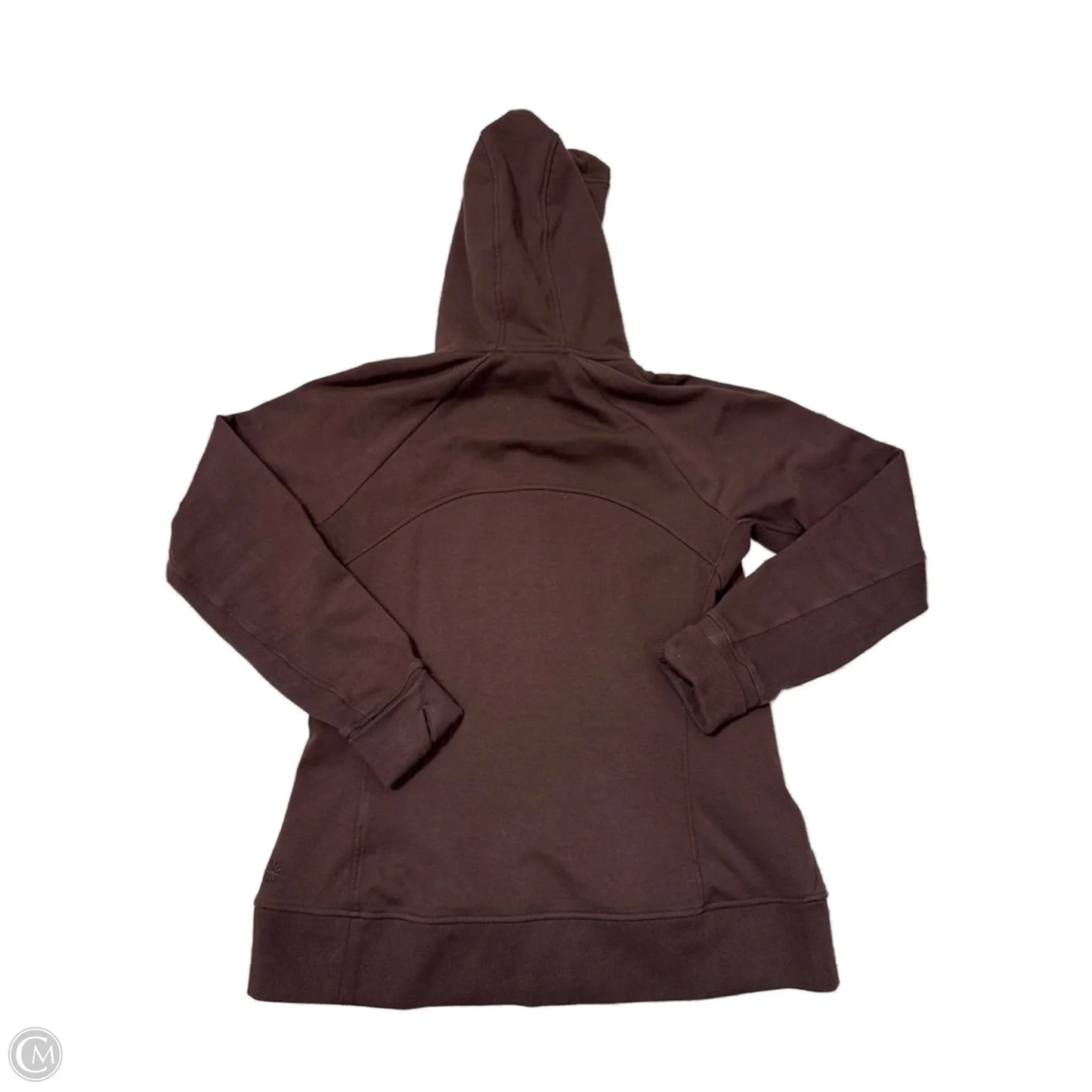 Athletic Sweatshirt Hoodie By Athleta In Brown, Size: L