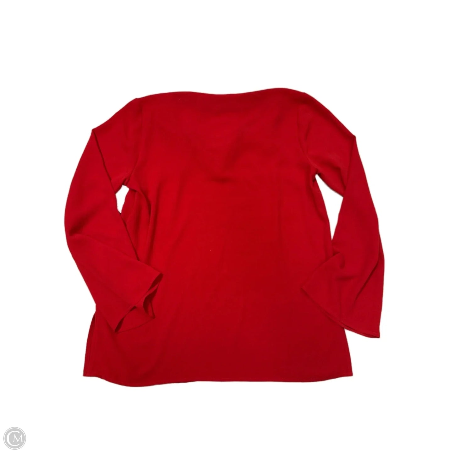 Top Long Sleeve Designer By Michael Kors In Red, Size: S