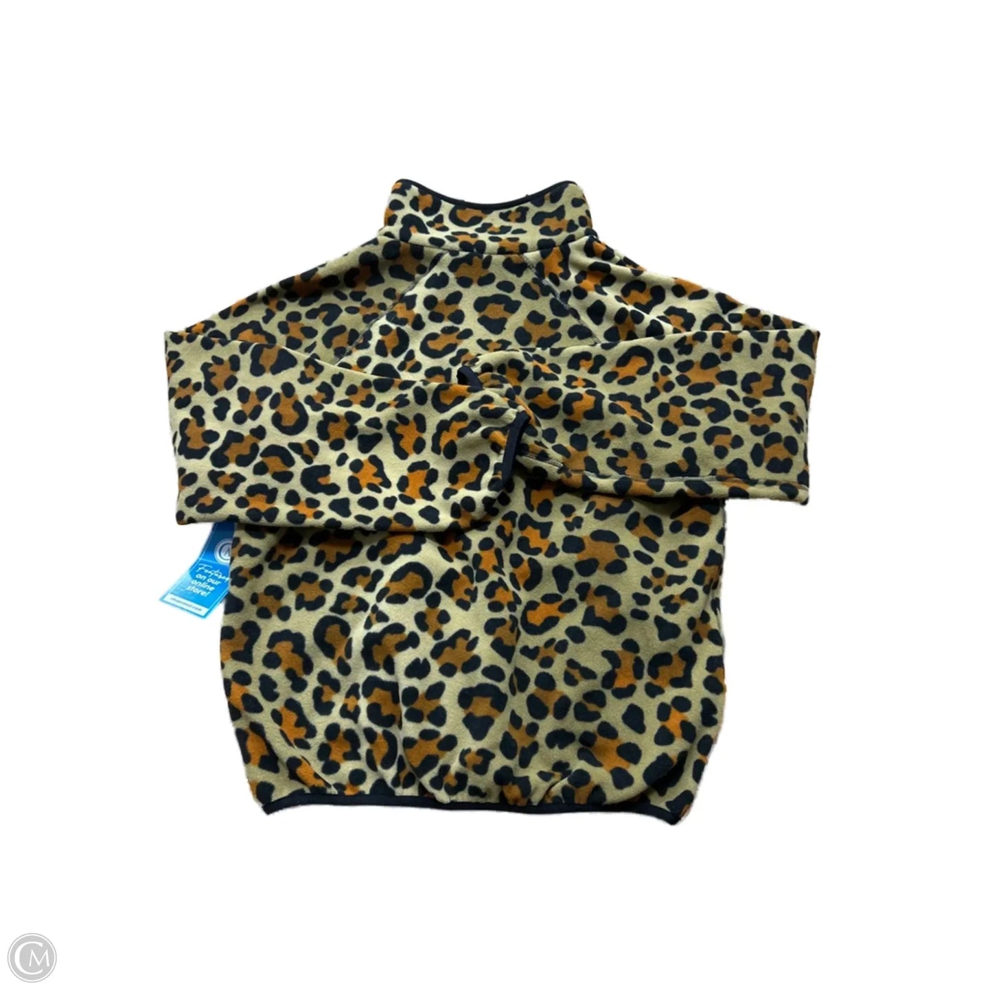 Jacket Faux Fur & Sherpa By Terez NY In Animal Print, Size: Xs