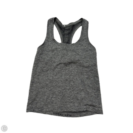 Athletic Tank Top By Lululemon In Grey, Size: S