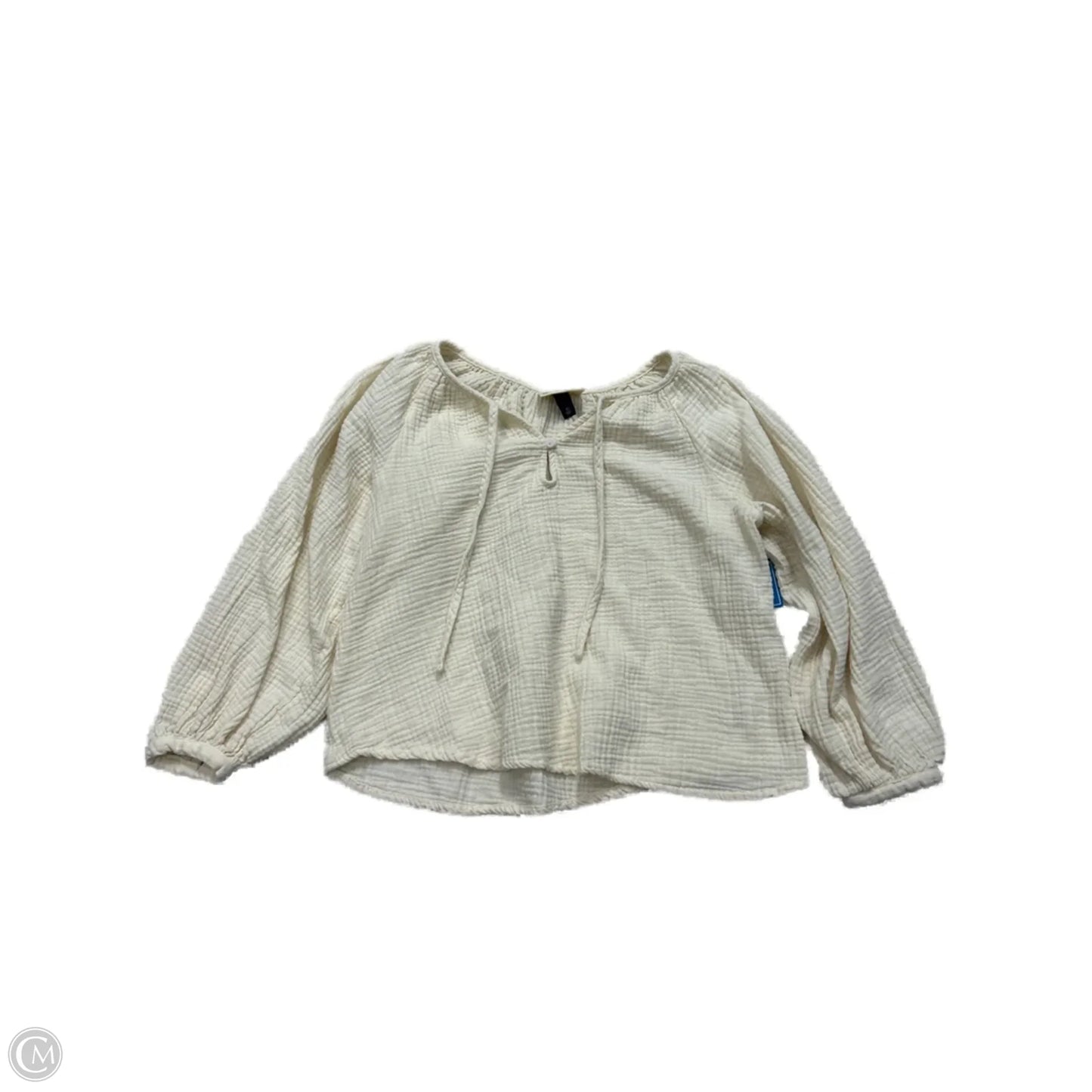 Top Long Sleeve By Universal Thread In Cream, Size: Xs