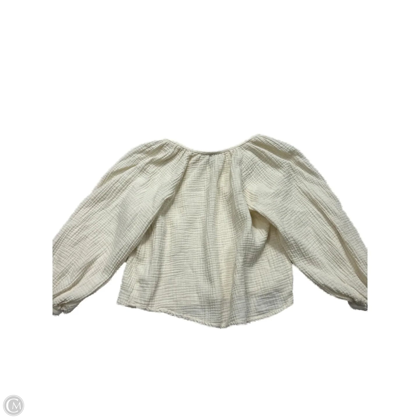 Top Long Sleeve By Universal Thread In Cream, Size: Xs