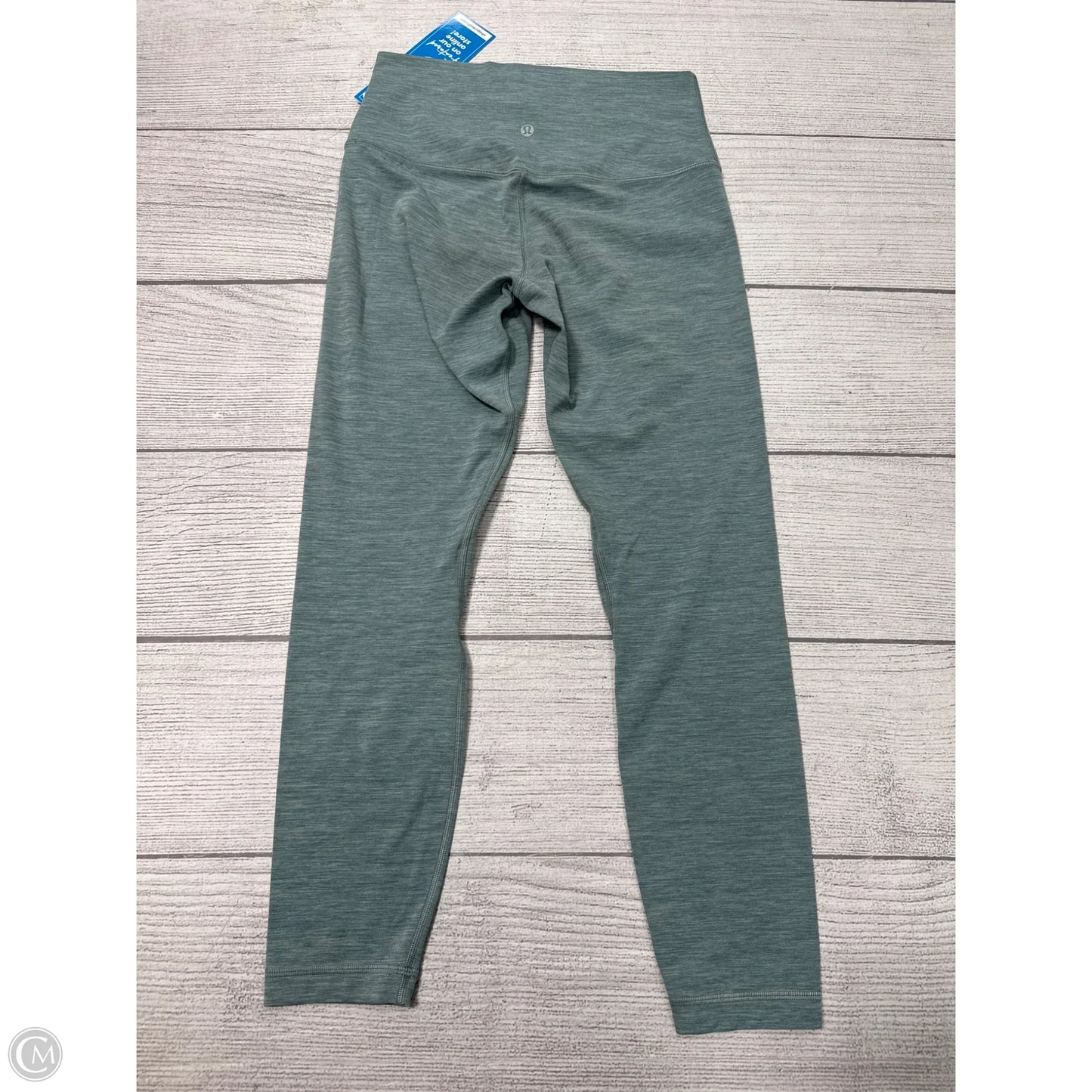 Athletic Leggings By Lululemon In Green, Size: M