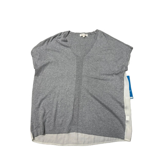Top Sleeveless By Vince Camuto In Grey & White, Size: Xl