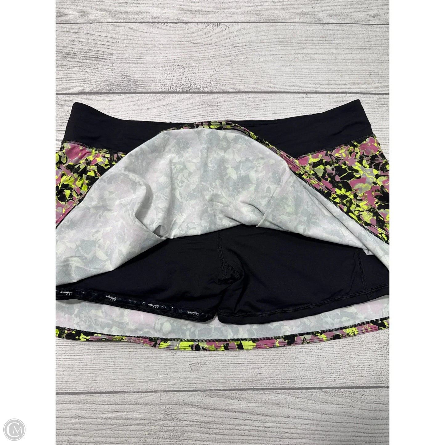 Athletic Skort By Lululemon In Multi-colored, Size: Xxl