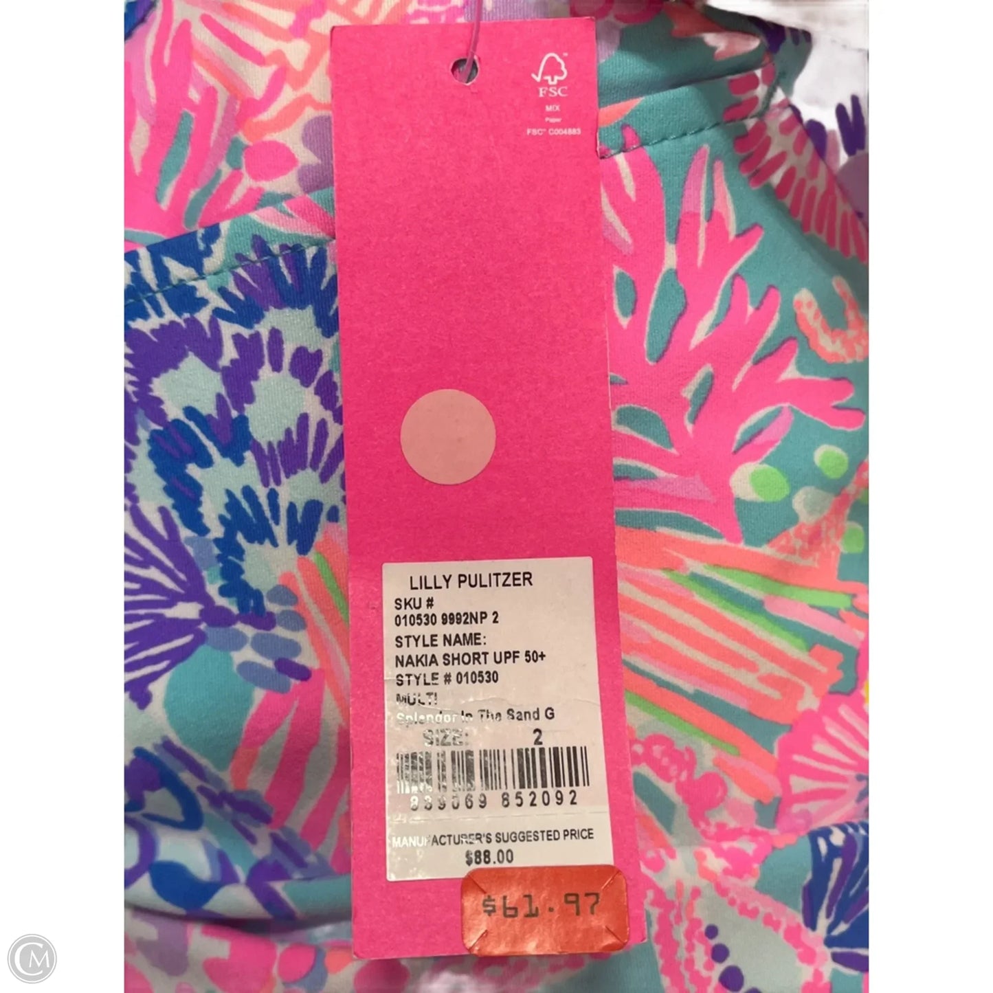 Shorts Designer By Lilly Pulitzer In Multi-colored, Size: Xs