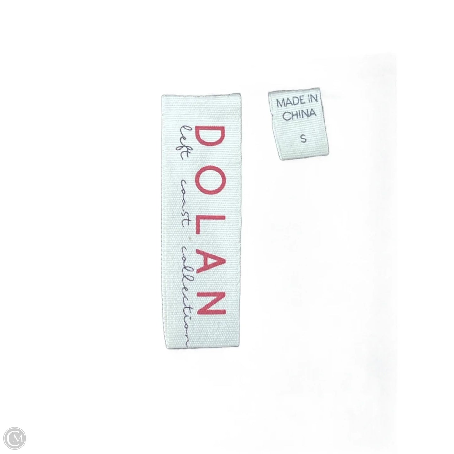 Top Short Sleeve By Dolan Left Coast In Black & Tan, Size: S