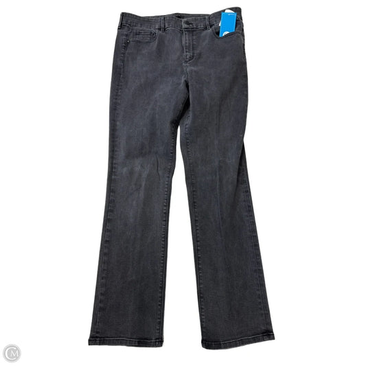 Jeans Straight By Ann Taylor In Black, Size: 14