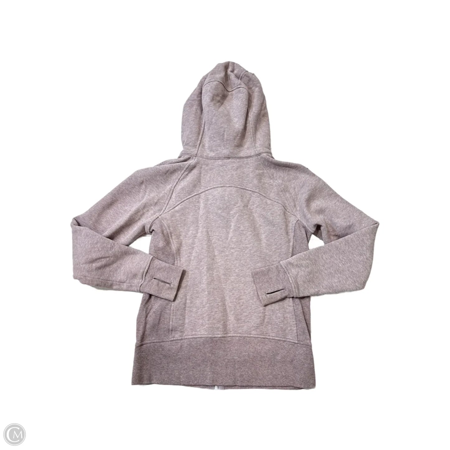 Athletic Jacket By Lululemon In Grey, Size: M