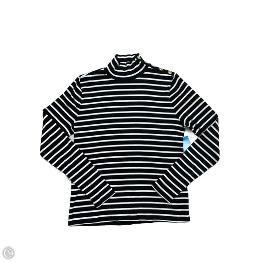 Top Long Sleeve By J. Crew In Striped Pattern, Size: L