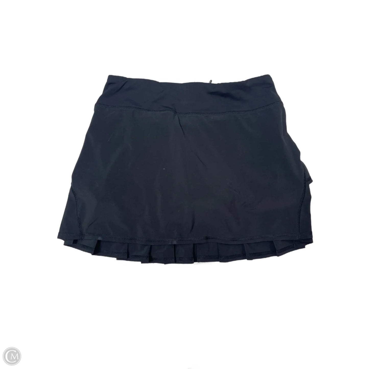 Athletic Skort By Lululemon In Black, Size: S