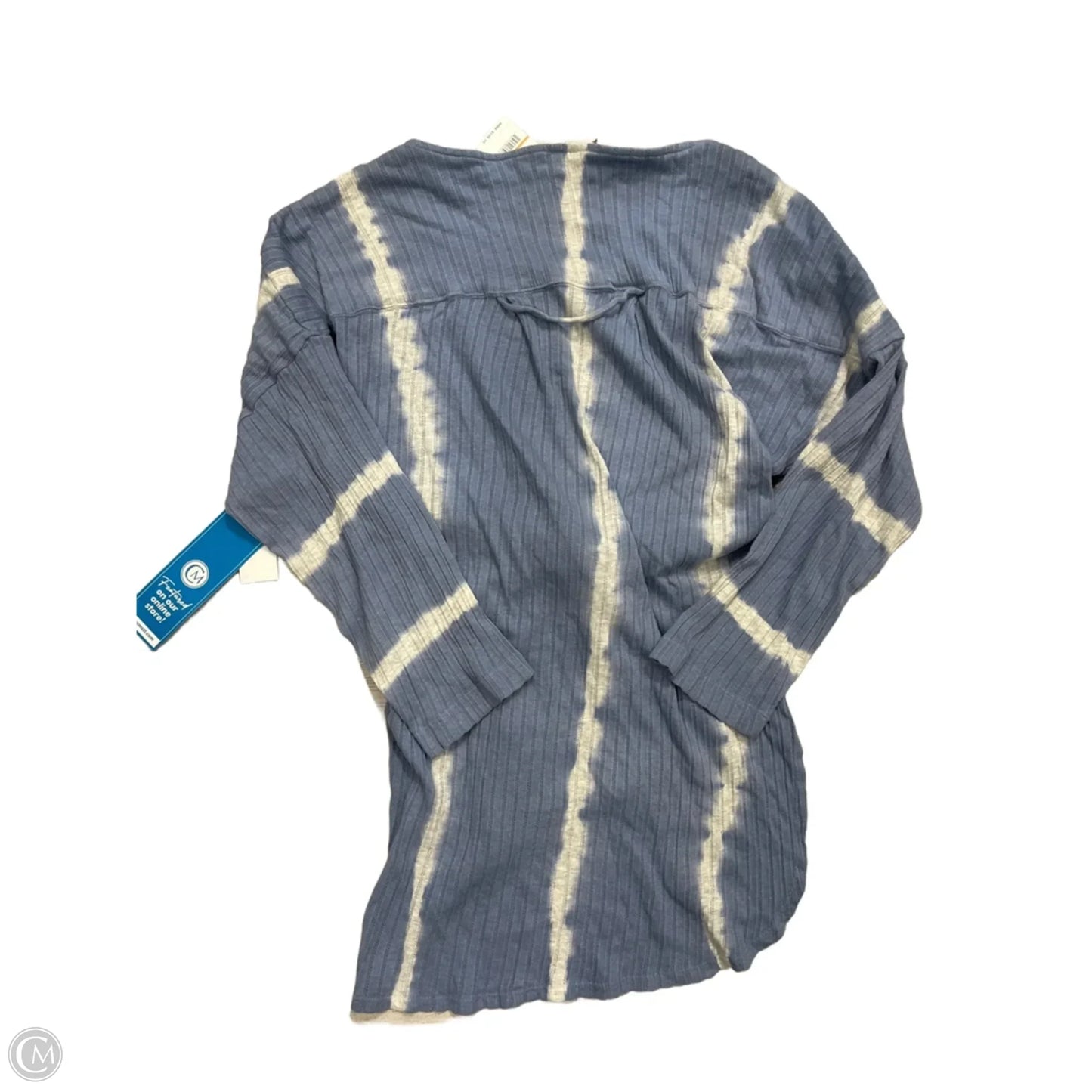 Top Long Sleeve By Free People In Blue, Size: S