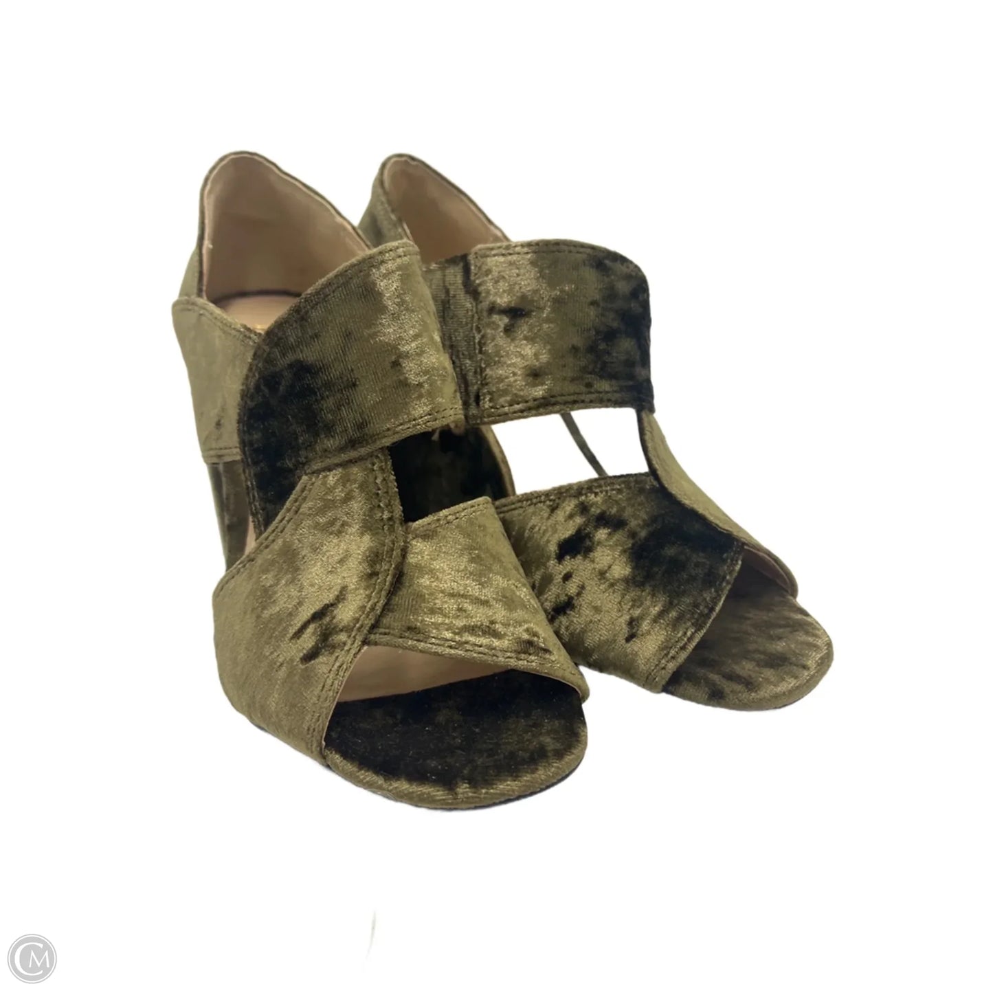 Shoes Heels Block By Cabi In Green, Size: 6