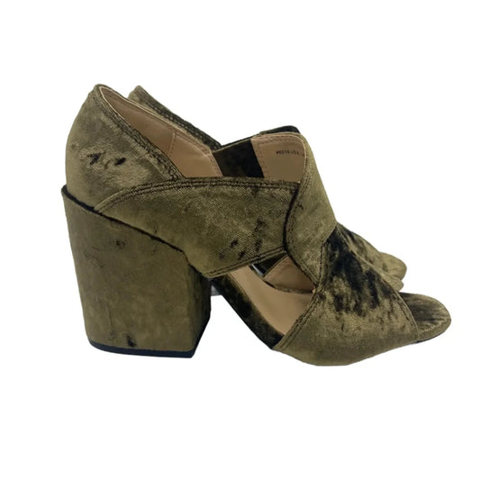 Shoes Heels Block By Cabi In Green, Size: 6