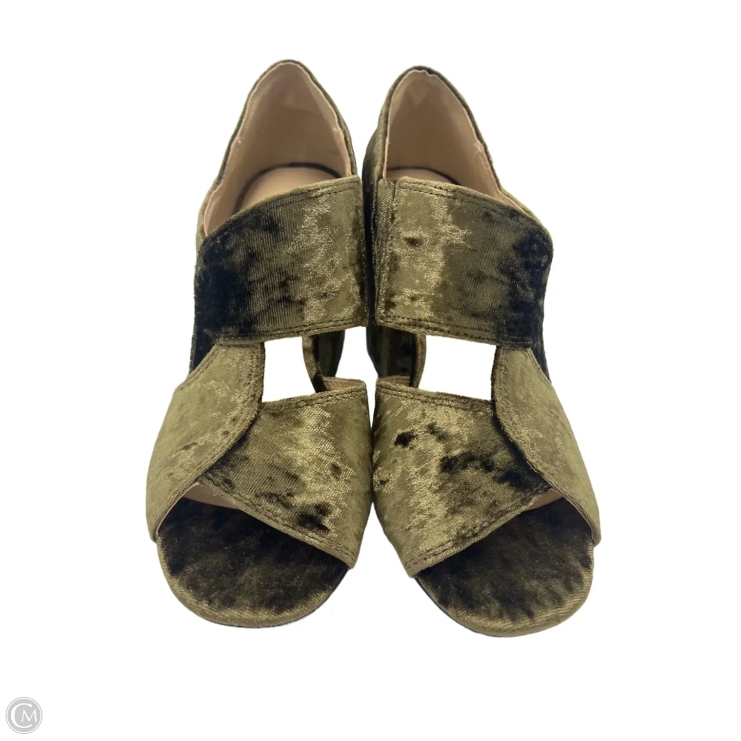 Shoes Heels Block By Cabi In Green, Size: 6