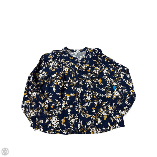 New! Top Long Sleeve By J. Crew In Navy, Size: Xxl