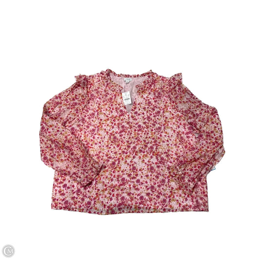 New! Top Long Sleeve By J. Crew In Pink, Size: Xl
