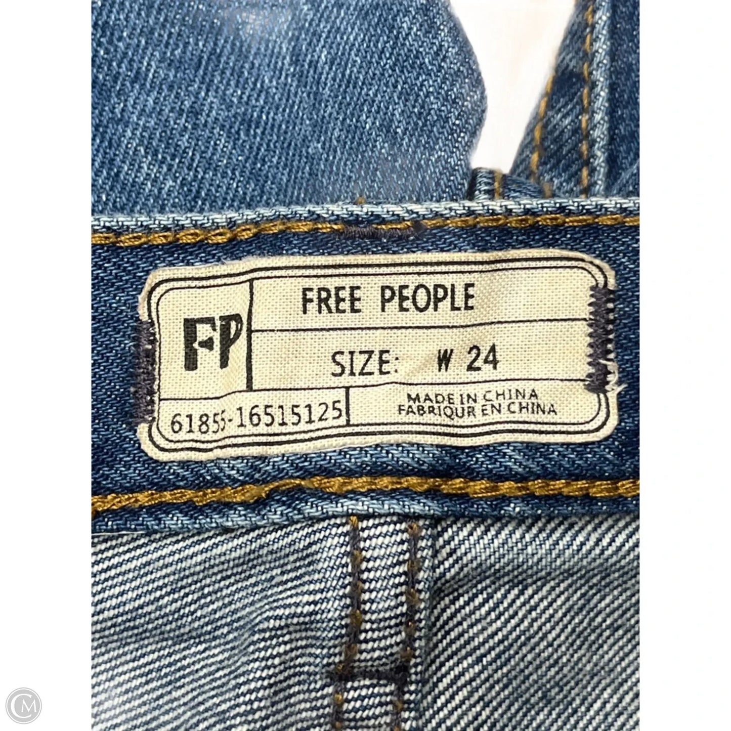 Jeans Cropped By Free People In Blue, Size: 0