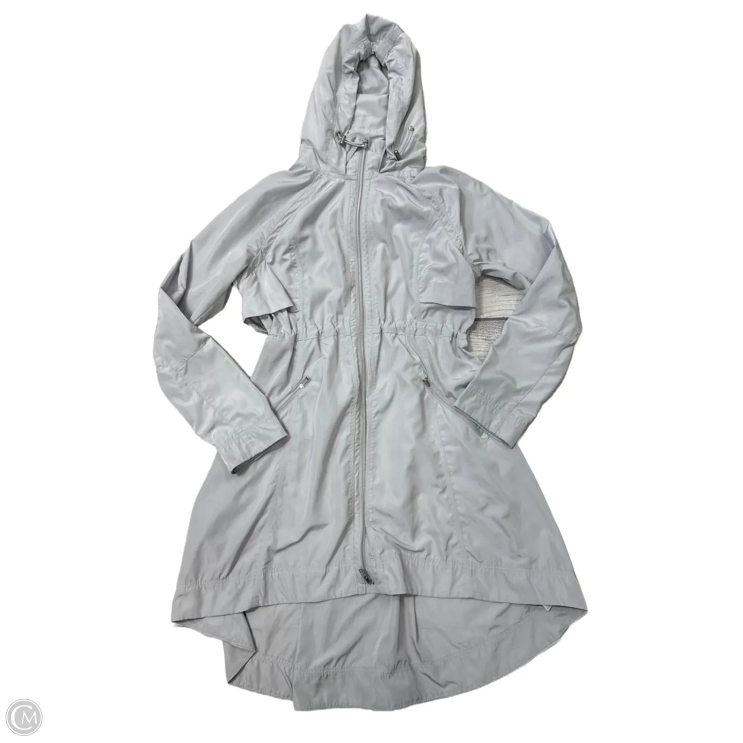 Jacket Windbreaker By Athleta In Grey, Size: Xs