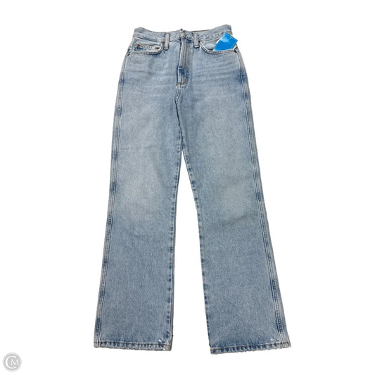Jeans Straight By Agolde In Blue, Size: 2