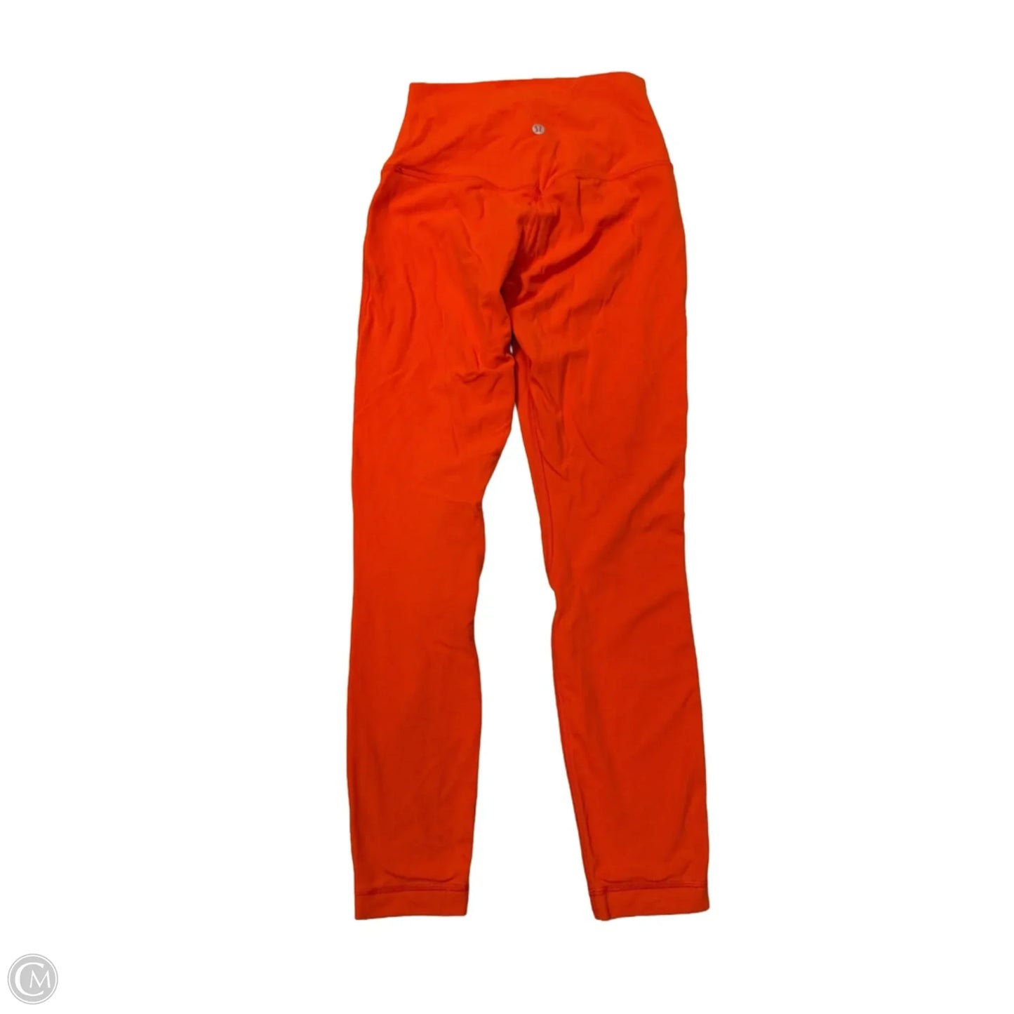 Athletic Leggings By Lululemon In Orange, Size: S