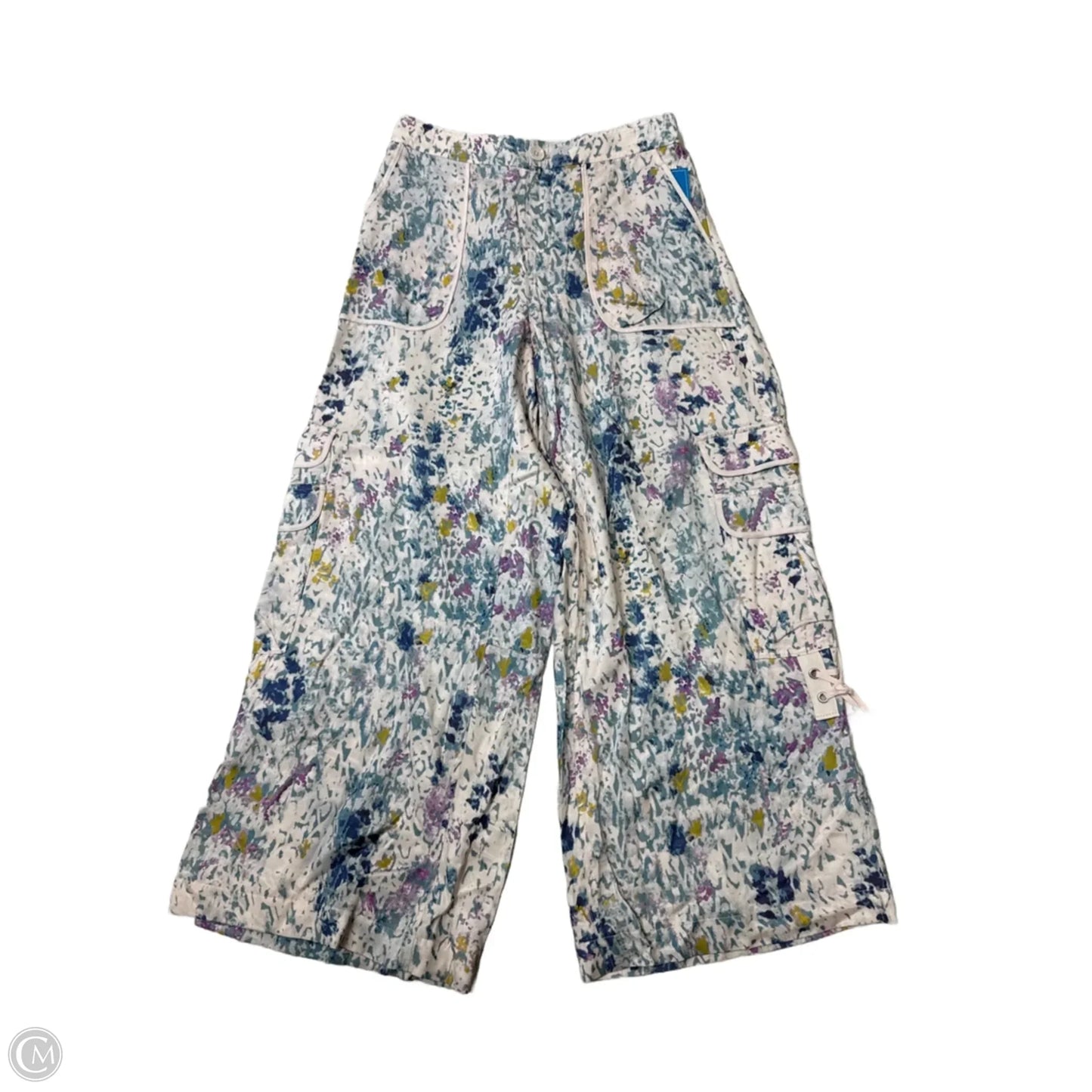 Pants Wide Leg By Anthropologie In Multi-colored, Size: 8