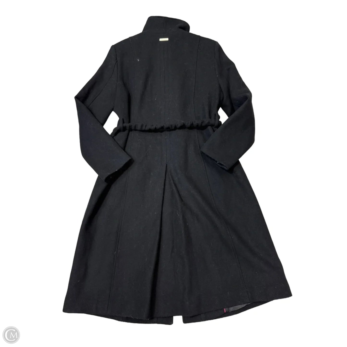 Coat Trench Coat By Vince Camuto In Black, Size: L