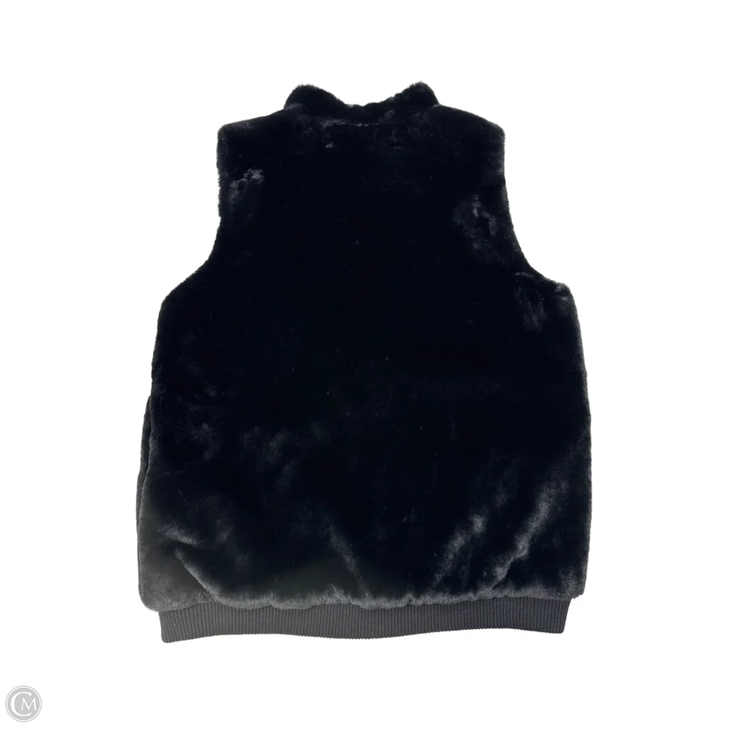 Vest Faux Fur & Sherpa By Joy Joy In Black, Size: M