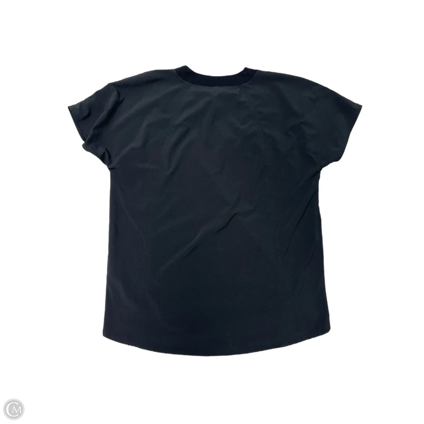 Athletic Top Short Sleeve By Athleta In Black, Size: S
